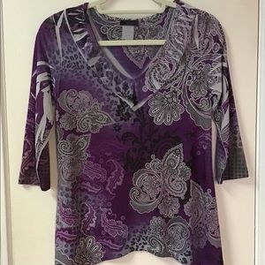 Agenda - Purple with Paisley Print Designs - PS